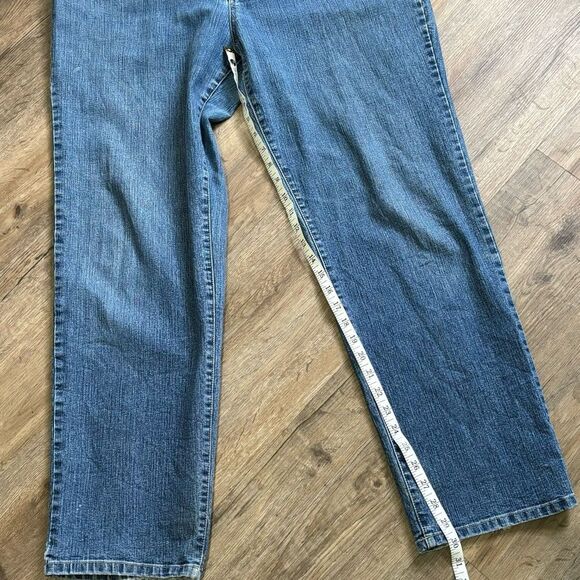 Duck Head Straight Leg Boot Cut Blue Denim Jeans Women’s Size 18 - Picture 6 of 7